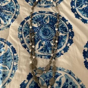 Charming Charlie 3 Tier Stone Necklace